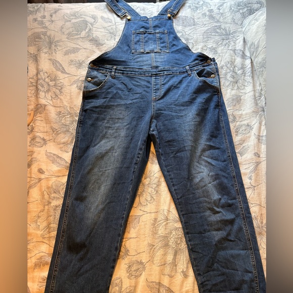 Ripe Maternity denim overalls size XL - Picture 3 of 4